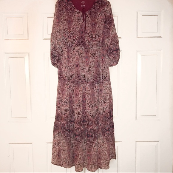 St Johns Bay | NWT Maxi Printed Tiered Dress - Picture 2 of 5